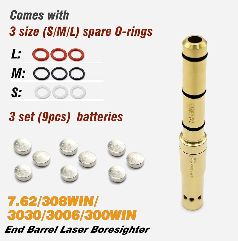 BOOLIT EYE Special Laser Boresighter End Barrel Laser Bore Sight Accurately and Easy to Fit Revolvers Pistols Rifle and Air Guns - Image 3